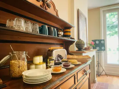 Nourriture dans le B&B/chambre d'hôtes ou à proximité