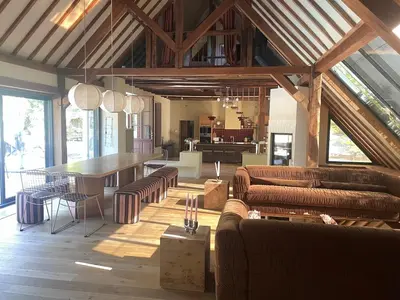 Coin salon dans l'établissement Gîte de charme entre Tours et Villandry