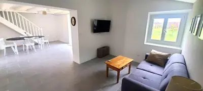 Télévision ou salle de divertissement dans l'établissement Gîte AnjouLoire
