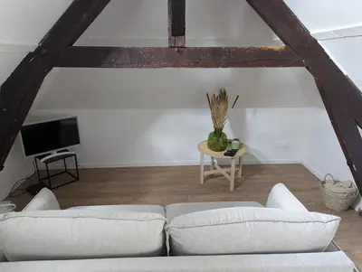 Télévision ou salle de divertissement dans l'établissement Appartement - Vendôme