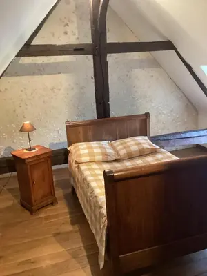 Un ou plusieurs lits dans un hébergement de l'établissement Gîte de la vallée