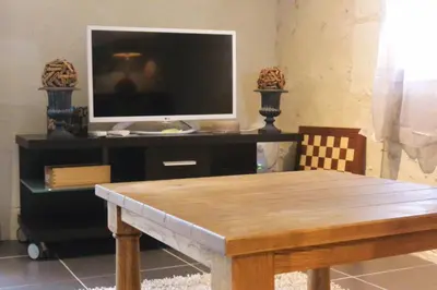 Télévision ou salle de divertissement dans l'établissement Appart´choisille