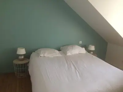 Un ou plusieurs lits dans un hébergement de l'établissement 2 Chambres doubles en centre-ville du Mans