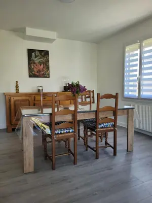 Coin salon dans l'établissement Bienvenue chez Sylvie