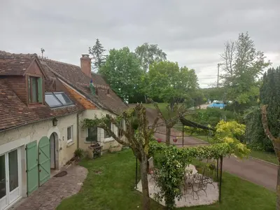 Jardin de l'établissement La ferme du bonheur