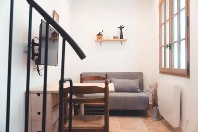 Coin salon dans l'établissement Le Colimaçon