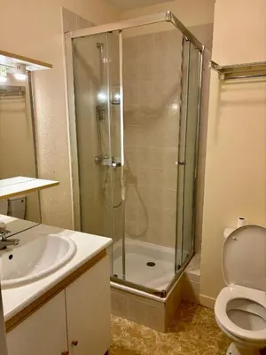Salle de bains dans l'établissement Charmant studio tours nord