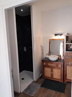 Cuisine ou kitchenette dans l'établissement LOFT #5 Angers Loire