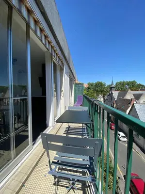 Balcon ou terrasse dans l'établissement Vue sur les toits de Tours