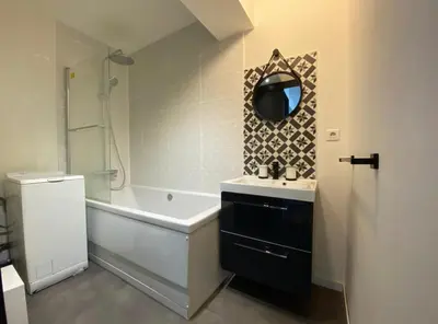 Salle de bains dans l'établissement Vue sur les toits de Tours