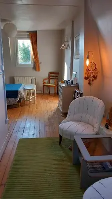Coin salon dans l'établissement Chambres d'hôtes bord de Loire