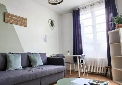 Coin salon dans l'établissement 1# Central'Tours VERT