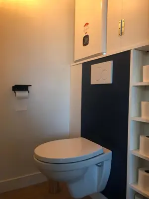 Salle de bains dans l'établissement Studio indépendant