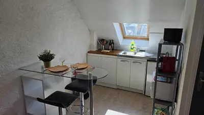 Cuisine ou kitchenette dans l'établissement ARAGO4 - Studio Le Perchoir