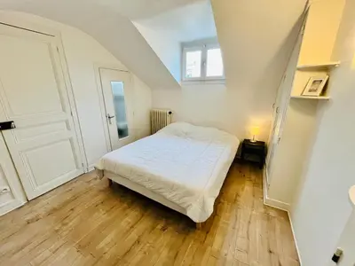 Un ou plusieurs lits dans un hébergement de l'établissement La maison du Dr Héron