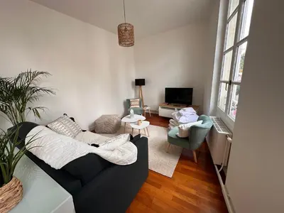 Télévision ou salle de divertissement dans l'établissement Appartement cœur de ville