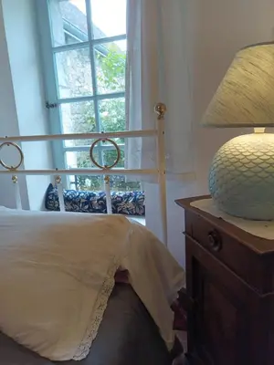 Un ou plusieurs lits dans un hébergement de l'établissement Art Cottage