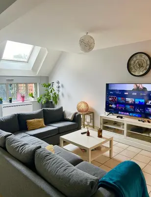 Télévision ou salle de divertissement dans l'établissement Maison calmer & confort