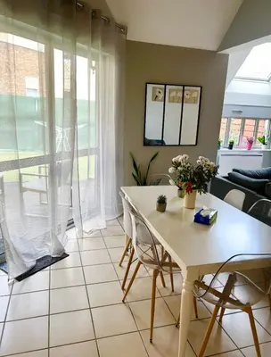 Coin salon dans l'établissement Maison calmer & confort