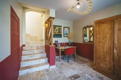 Coin salon dans l'établissement The house of Celeste