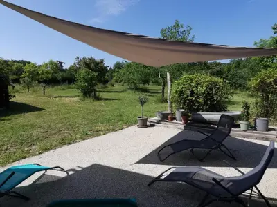 Jardin de l'établissement Gîte bucolique près des Châteaux de la Loire - FR-1-491-354
