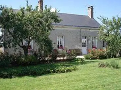 Jardin de l'établissement Maison Champêtre Restaurée avec WIFI et Cheminées - FR-1-491-369