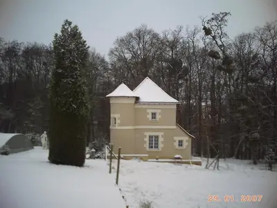 L'établissement Gîte de Caractère avec Piscine Privée dans Parc Arboré Proche Châteaux de la Loire - FR-1-491-376 en hiver