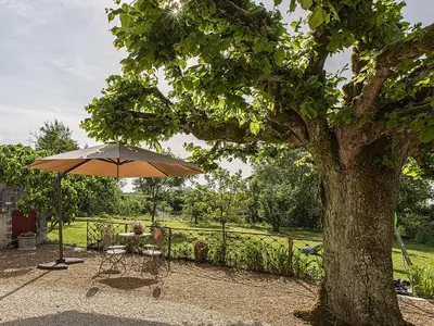 Jardin de l'établissement Gîte familial près des châteaux de la Loire avec jardin et jeux pour enfants - FR-1-491-390