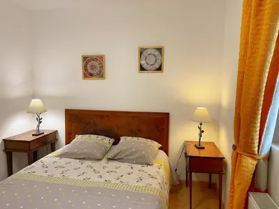 Un ou plusieurs lits dans un hébergement de l'établissement Gîte tout inclus près de Blois avec jardin, idéal familles, proche châteaux de la Loire - FR-1-491-430