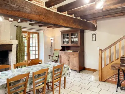 Plan de l'établissement Gîte de charme avec jardin clos et animaux acceptés - FR-1-491-440
