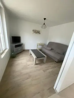Télévision ou salle de divertissement dans l'établissement Maison de campagne 