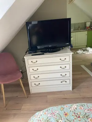 Télévision ou salle de divertissement dans l'établissement Un Amour de Grenier,à 200m du Zoo