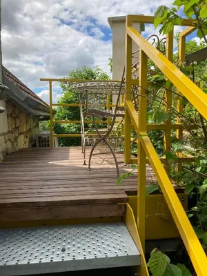Balcon ou terrasse dans l'établissement Un Amour de Grenier,à 200m du Zoo