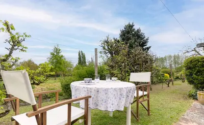 Jardin de l'établissement Montino - Studio 5 min du circuit - Parking - Wifi