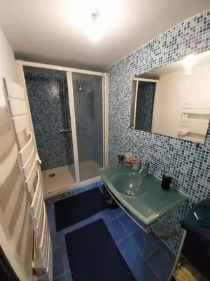 Salle de bains dans l'établissement Chez Alex & Mat