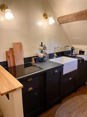 Cuisine ou kitchenette dans l'établissement EDDA Country House - Val de Loire