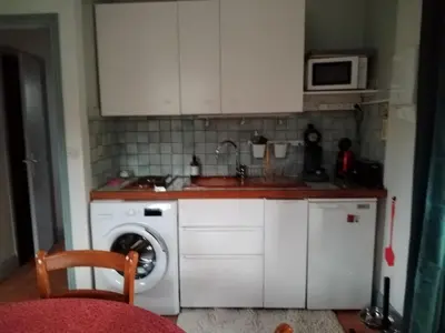 Cuisine ou kitchenette dans l'établissement Maison d'hôtes