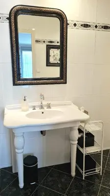 Salle de bains dans l'établissement Le Plessis BBB