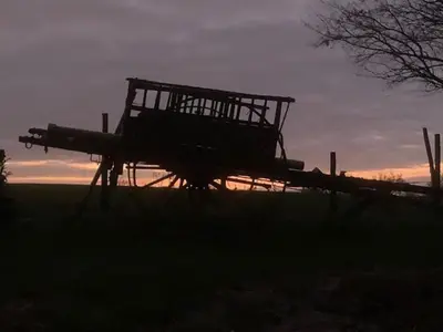 Lever ou coucher de soleil vu de la maison de vacances ou à proximité