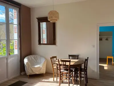 Coin salon dans l'établissement Chez Gilles et Anne