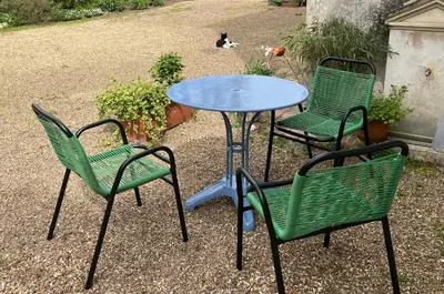 Jardin de l'établissement Chez Gilles et Anne