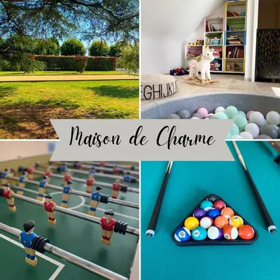 Plan de l'établissement Au Gré des Souvenirs, gite 4 à 10 pers, clim, jacuzzi, loisirs
