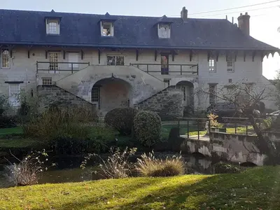 Jardin de l'établissement Domaine Jeanne de Laval