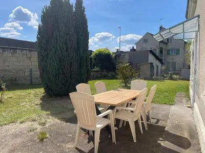 Jardin de l'établissement Maison bord de Loire
