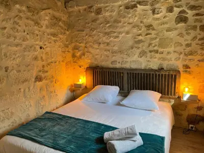 Un ou plusieurs lits dans un hébergement de l'établissement L'Étable Endormie, Beauval & Châteaux de la Loire