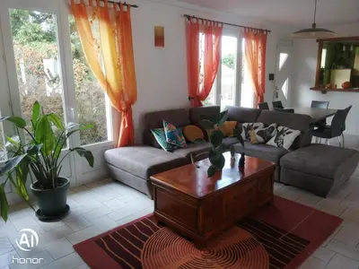 Coin salon dans l'établissement chambres d hôtes Coco