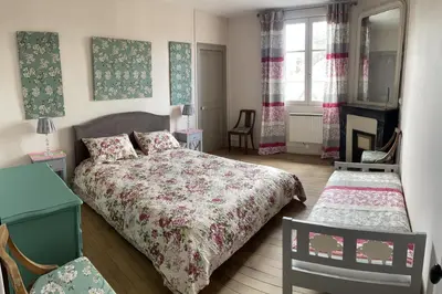 Un ou plusieurs lits dans un hébergement de l'établissement Gîte de l’ancienne Mairie