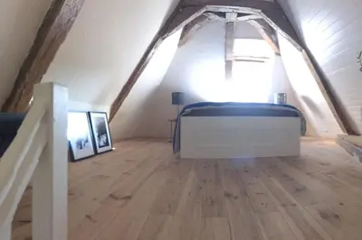 Un ou plusieurs lits dans un hébergement de l'établissement Entre châteaux et vignobles, au bord de la Loire