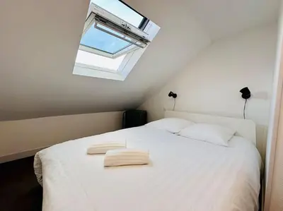 Un ou plusieurs lits dans un hébergement de l'établissement Lakanal 10 - Appart Prébendes Tours