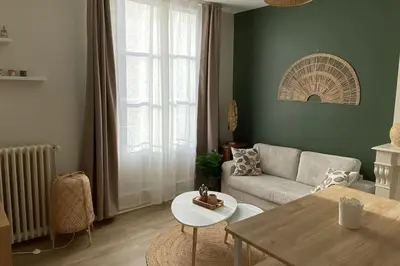 Coin salon dans l'établissement Le cocon du Faubourg